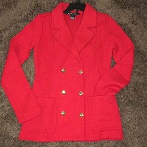 Red blazer